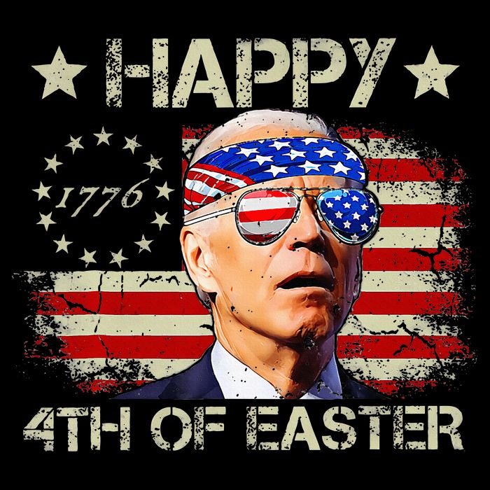 Funny Joe Biden 4th Of July Happy 4th Of Easter Us Flag Impact Tech Backpack