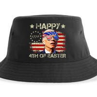 Funny Joe Biden 4th Of July Happy 4th Of Easter Us Flag Sustainable Bucket Hat