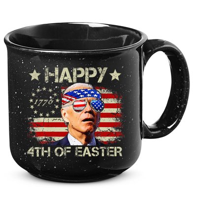 Funny Joe Biden 4th Of July Happy 4th Of Easter Us Flag 15oz Campfire Ceramic Mug