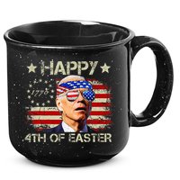 Funny Joe Biden 4th Of July Happy 4th Of Easter Us Flag 15oz Campfire Ceramic Mug