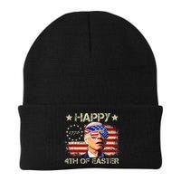 Funny Joe Biden 4th Of July Happy 4th Of Easter Us Flag Beanie