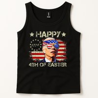 Funny Joe Biden 4th Of July Happy 4th Of Easter Us Flag Tank Top