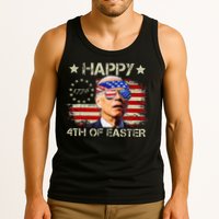 Funny Joe Biden 4th Of July Happy 4th Of Easter Us Flag Tank Top