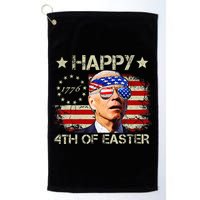 Funny Joe Biden 4th Of July Happy 4th Of Easter Us Flag Golf Towel