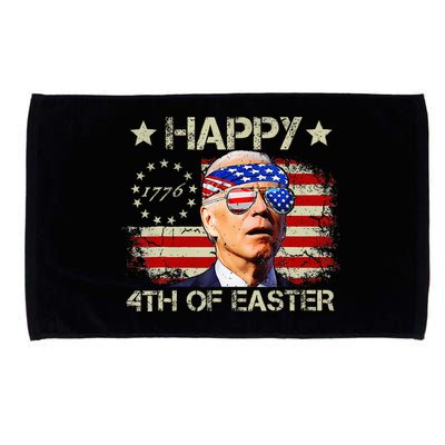 Funny Joe Biden 4th Of July Happy 4th Of Easter Us Flag Microfiber Hand Towel
