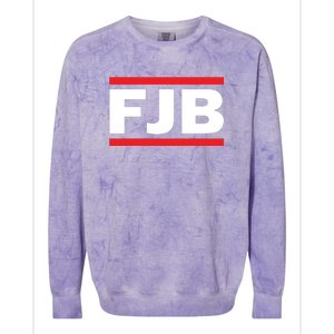 Fuck Joe Biden FJB Colorblast Crewneck Sweatshirt