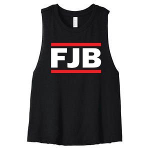 Fuck Joe Biden FJB Women's Racerback Cropped Tank