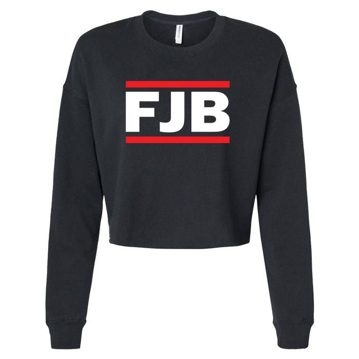 Fuck Joe Biden FJB Cropped Pullover Crew