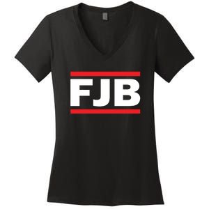 Fuck Joe Biden FJB Women's V-Neck T-Shirt