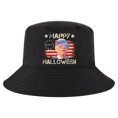 Funny Joe Biden 4th Of July Happy Halloween Us Flag Cool Comfort Performance Bucket Hat