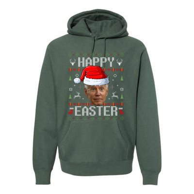 Funny Joe Biden Happy Easter Funny Ugly Christmas Sweater  Premium Hoodie