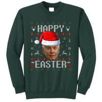 Funny Joe Biden Happy Easter Funny Ugly Christmas Sweater  Tall Sweatshirt