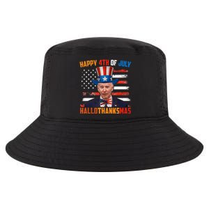 Funny Joe Biden Happy 4th Of July Hallothanksmas Holidays Cool Comfort Performance Bucket Hat