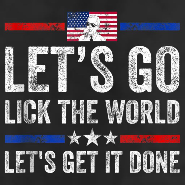 Funny Joe Biden Lets Go Lick The World Lets Get It Done Beanie