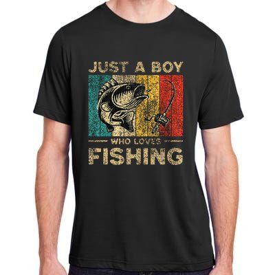 Fishing Jokes Boy Fisherman Bass Fish Adult ChromaSoft Performance T-Shirt