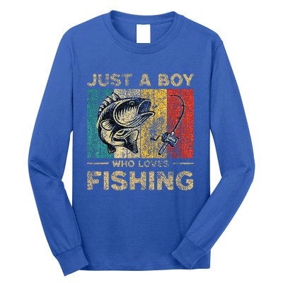 Fishing Jokes Boy Fisherman Bass Fish Long Sleeve Shirt