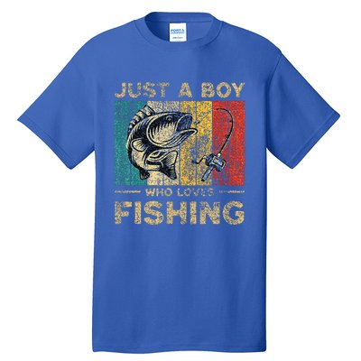 Fishing Jokes Boy Fisherman Bass Fish Tall T-Shirt