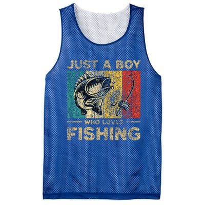 Fishing Jokes Boy Fisherman Bass Fish Mesh Reversible Basketball Jersey Tank