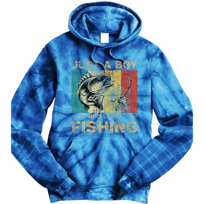 Fishing Jokes Boy Fisherman Bass Fish Tie Dye Hoodie