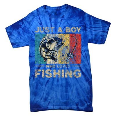 Fishing Jokes Boy Fisherman Bass Fish Tie-Dye T-Shirt