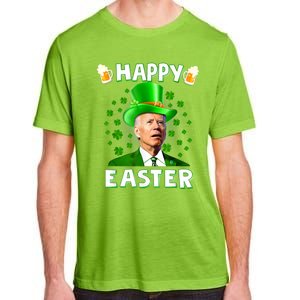 Funny Joe Biden Happy Easter Confused St Patricks Day Adult ChromaSoft Performance T-Shirt