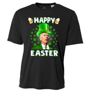 Funny Joe Biden Happy Easter Confused St Patricks Day Cooling Performance Crew T-Shirt