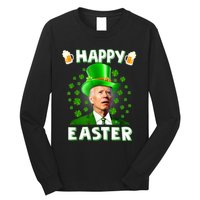 Funny Joe Biden Happy Easter Confused St Patricks Day Long Sleeve Shirt