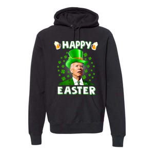 Funny Joe Biden Happy Easter Confused St Patricks Day Premium Hoodie