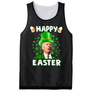 Funny Joe Biden Happy Easter Confused St Patricks Day Mesh Reversible Basketball Jersey Tank