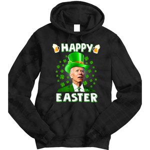 Funny Joe Biden Happy Easter Confused St Patricks Day Tie Dye Hoodie