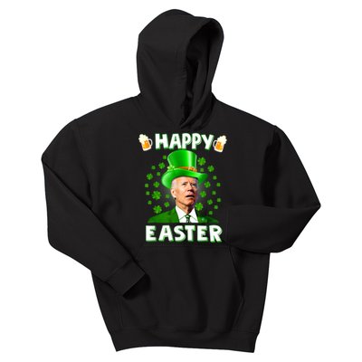 Funny Joe Biden Happy Easter Confused St Patricks Day Kids Hoodie