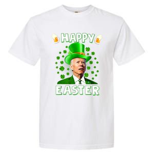 Funny Joe Biden Happy Easter Confused St Patricks Day Garment-Dyed Heavyweight T-Shirt