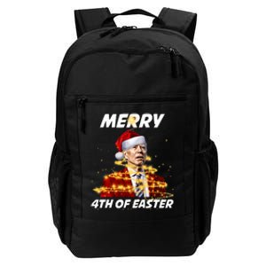 Funny Joe Biden Christmas Santa Hat Merry 4th Of Easter Xmas Daily Commute Backpack