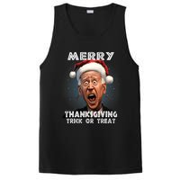 Funny Joe Biden Santa Hat Merry Thanksgiving Christmas PosiCharge Competitor Tank