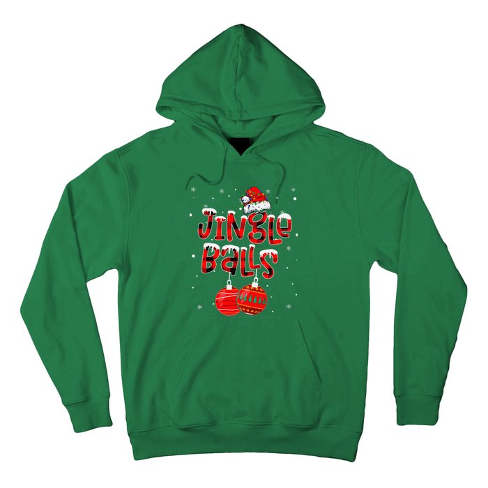 Funny Jingle Balls Tinsel Tits Matching Christmas Couples Hoodie