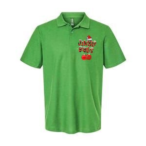 Funny Jingle Balls Tinsel Tits Matching Christmas Couples Softstyle Adult Sport Polo