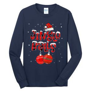 Funny Jingle Balls Tinsel Tits Matching Christmas Couples Tall Long Sleeve T-Shirt