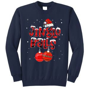 Funny Jingle Balls Tinsel Tits Matching Christmas Couples Tall Sweatshirt