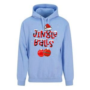 Funny Jingle Balls Tinsel Tits Matching Christmas Couples Unisex Surf Hoodie