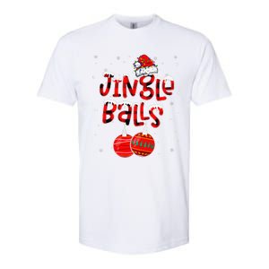 Funny Jingle Balls Tinsel Tits Matching Christmas Couples Softstyle CVC T-Shirt