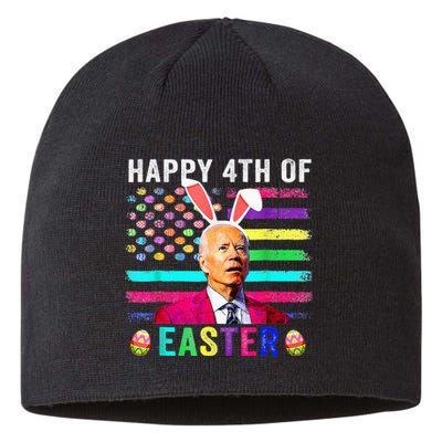 Funny Joe Biden Confused Merry 4th Of Easter Day Sustainable Beanie