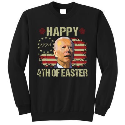 Fun Joe Biden 4th Of July Happy 4th Of Easter Us Flag Sweatshirt