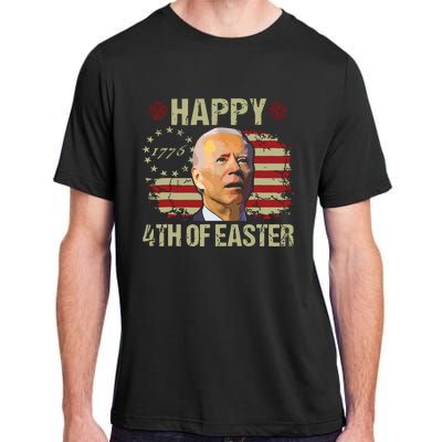 Fun Joe Biden 4th Of July Happy 4th Of Easter Us Flag Adult ChromaSoft Performance T-Shirt