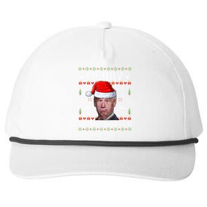 Funny Joe Biden Merry 4th Of Easter Ugly Christmas Sweater Gift Snapback Five-Panel Rope Hat