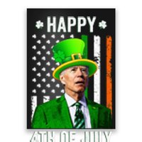 Funny Joe Biden Happy 4th Of July Confused St Patricks Day Poster