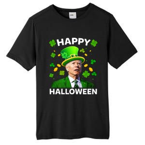 Funny Joe Biden St Patricks Day Happy Halloween Tall Fusion ChromaSoft Performance T-Shirt