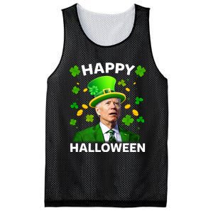 Funny Joe Biden St Patricks Day Happy Halloween Mesh Reversible Basketball Jersey Tank