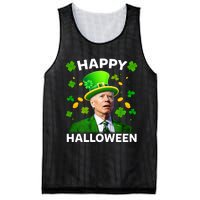 Funny Joe Biden St Patricks Day Happy Halloween Mesh Reversible Basketball Jersey Tank