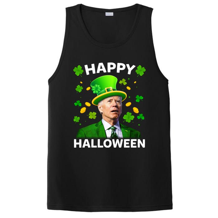 Funny Joe Biden St Patricks Day Happy Halloween PosiCharge Competitor Tank