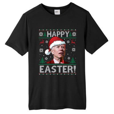 Funny Joe Biden Christmas Happy Easter Ugly Sweater Xmas Great Gift Tall Fusion ChromaSoft Performance T-Shirt